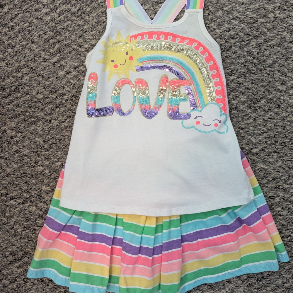 Cynthia Rowley Pastel Striped Dress